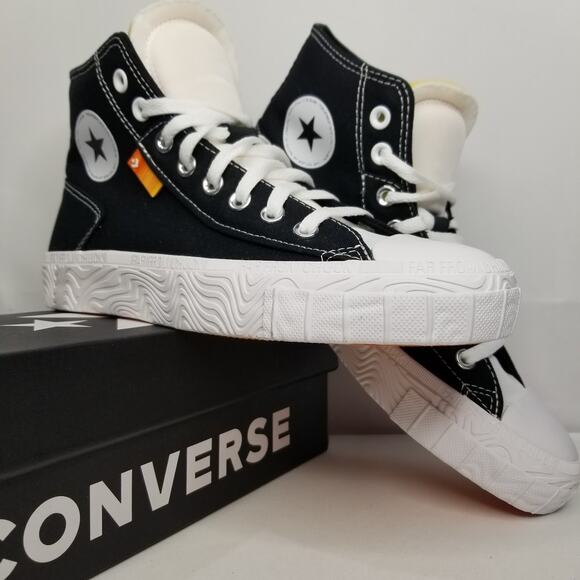 Converse CTAS Canvas High Tops Brand New Women's 9 Black #A00422C NWB - Picture 1 of 9